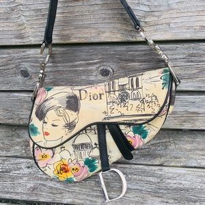 Limited edition Christian Dior Vintage saddle bag